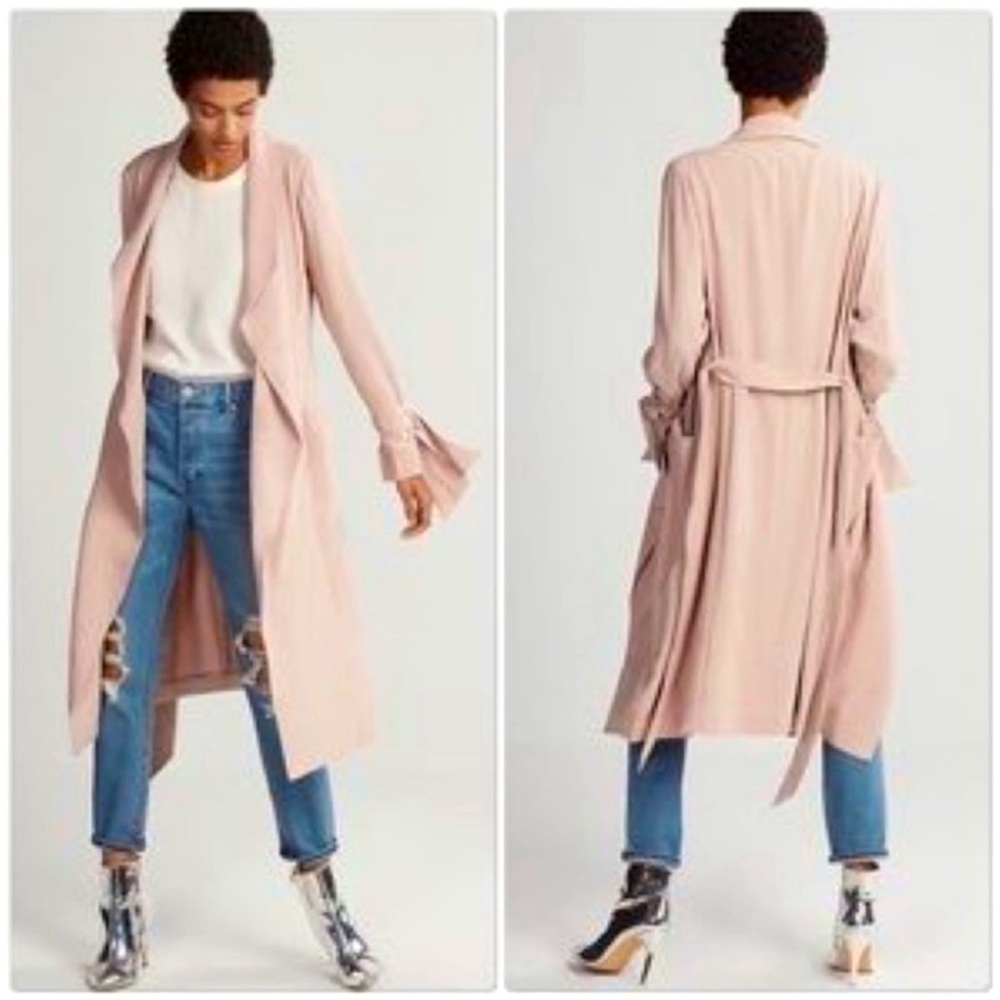 🧥 EXPRESS Soft Drape Trench Coat
